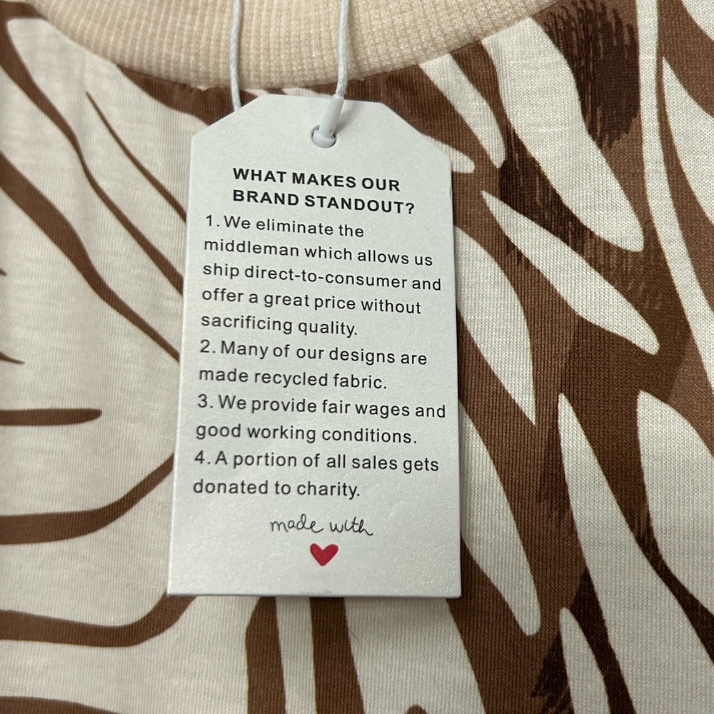 Exclusive Heart, Zebra print, maxi dress, size XL - Picture 4 of 10